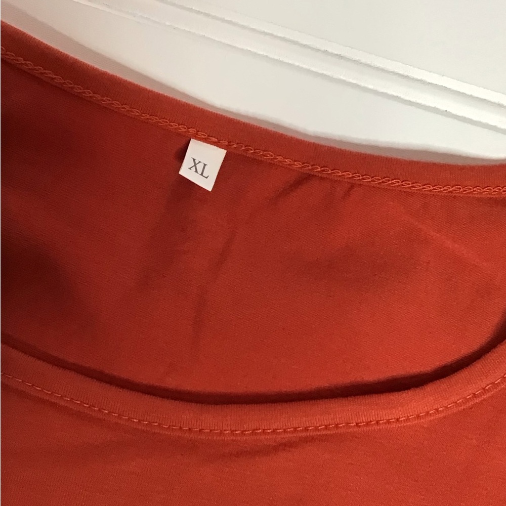 Women's xl Casual Rust Top (0216) - Picture 5 of 7